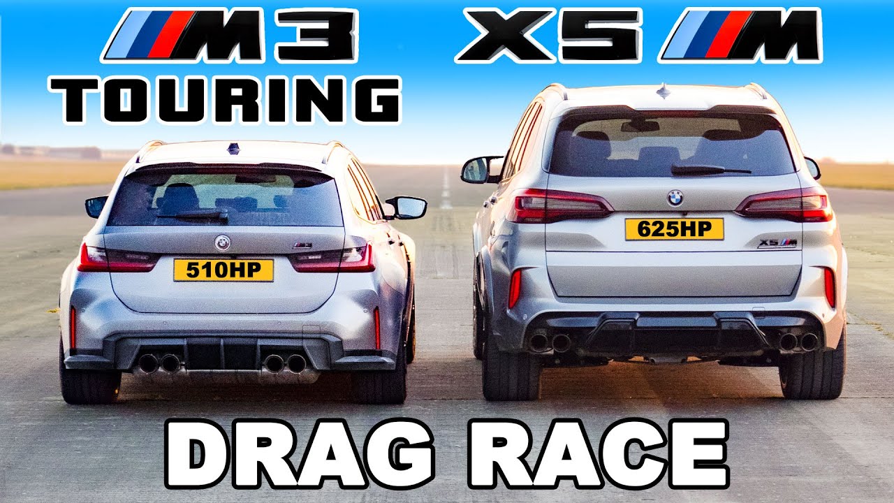 Drag BMW M3 Touring BMW X5M