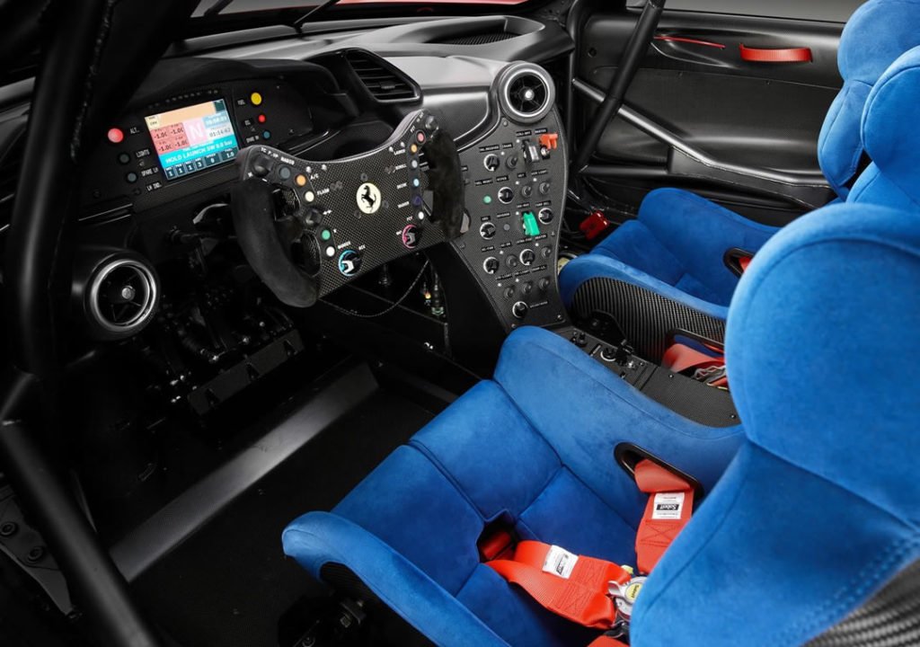 Ferrari P80-C Kokpiti