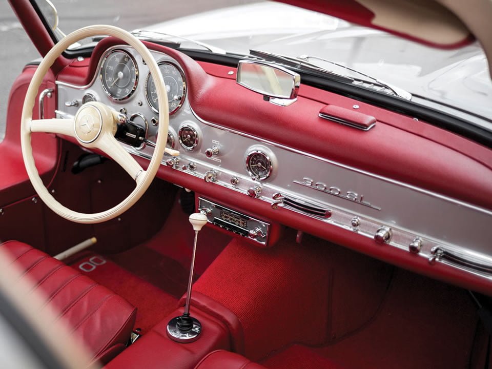 Mercedes-Benz 300SL Gullwing İçi