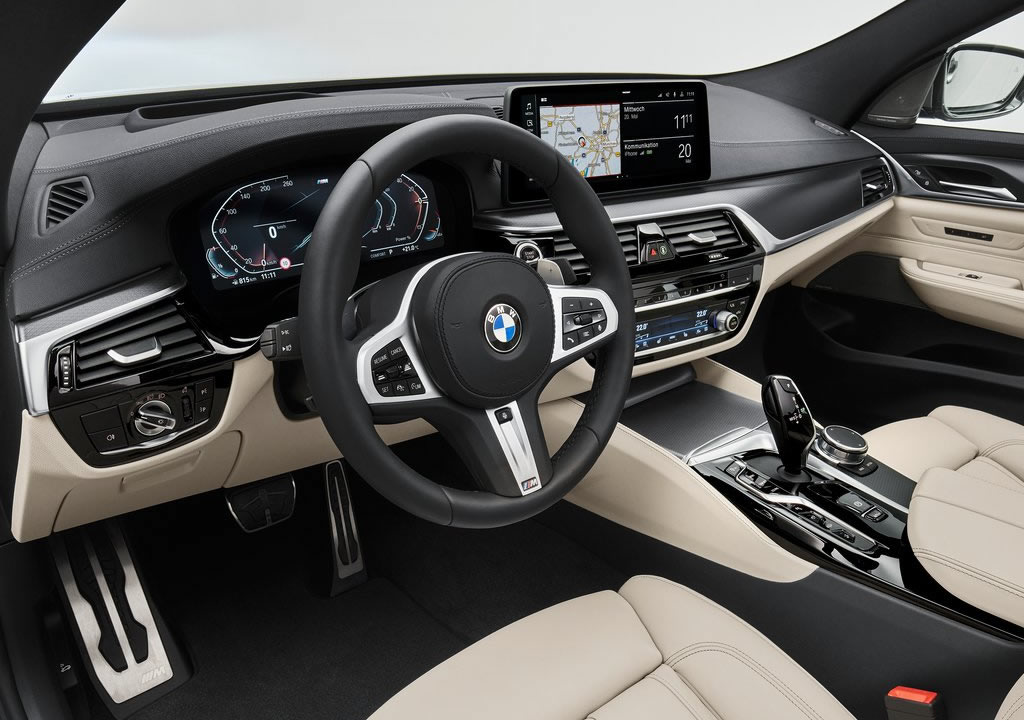 Makyajlı 2021 BMW 6 Serisi Gran Turismo Kokpiti