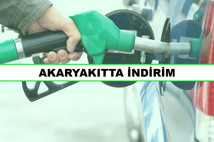 Akaryakıtta İndirim